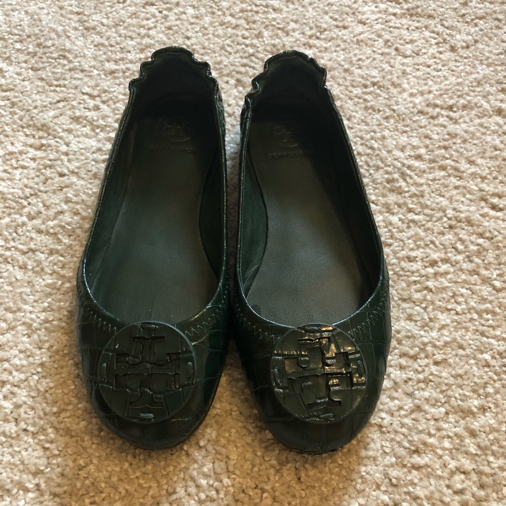 Tory Burch Green Flats